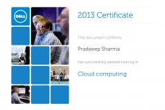 Certificate - Cloud computing