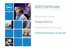 Certificate - Transitioning to a server
