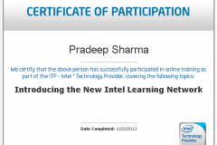 New Intel Learning Network